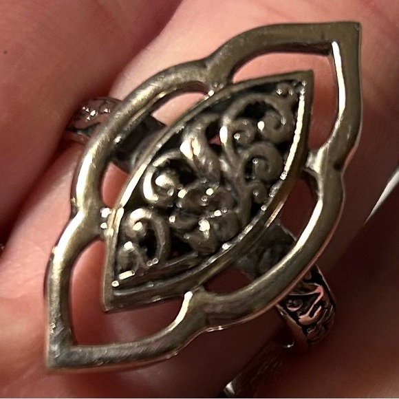 Vintage Bali Legacy Sterling Silver Marquise size 9 - Picture 7 of 8